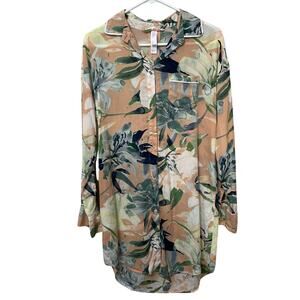 Stars Above Women’s‎ Sleep Shirt Sz Small Super Soft Button Up